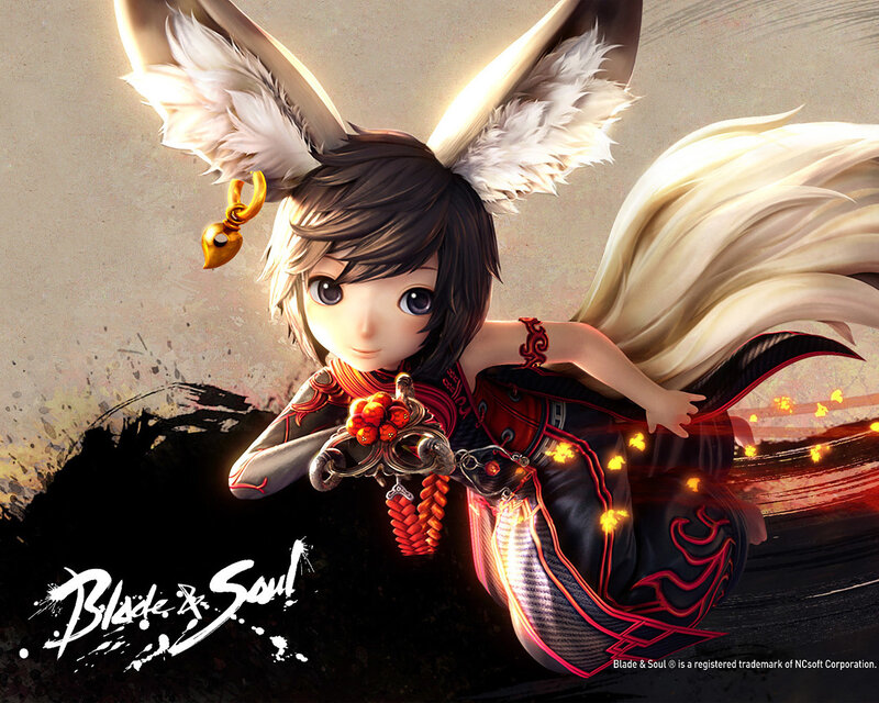 Anime Girl with Bunny Ears — Black, Dynamic