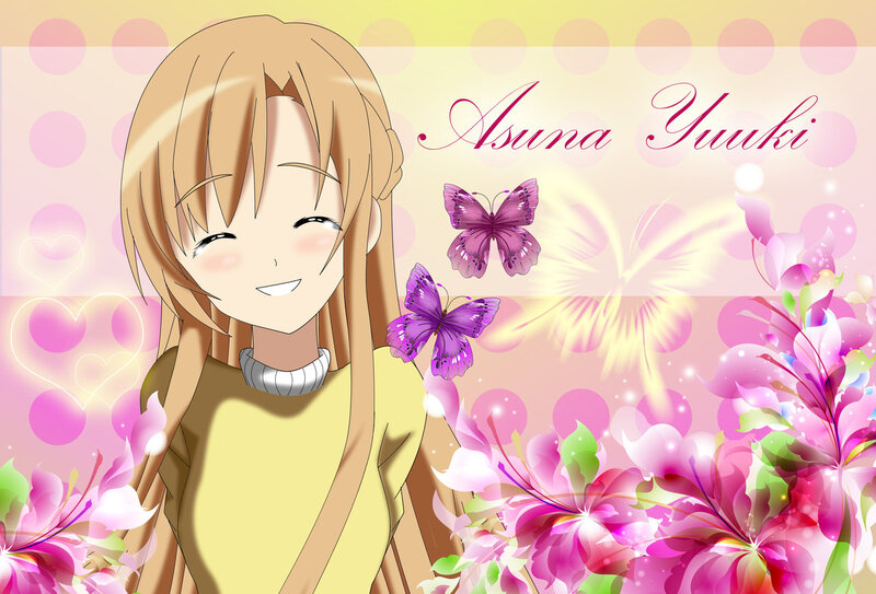 Anime Girl with Butterflies — Pink, Cheerful, Whimsical