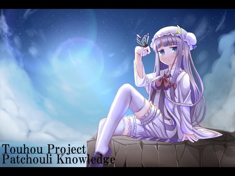 Anime girl with butterfly