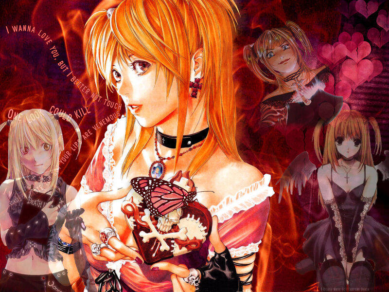 Anime Girl with Butterfly — Red, Dramatic