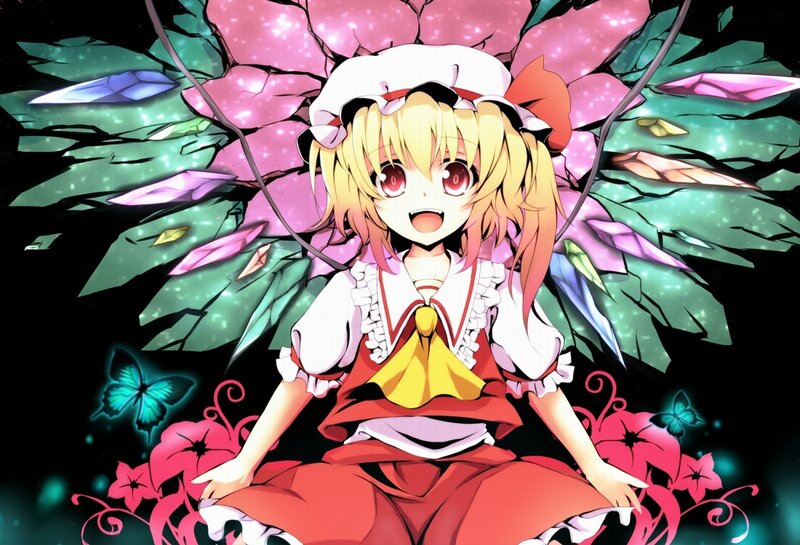 anime girl with butterfly wings