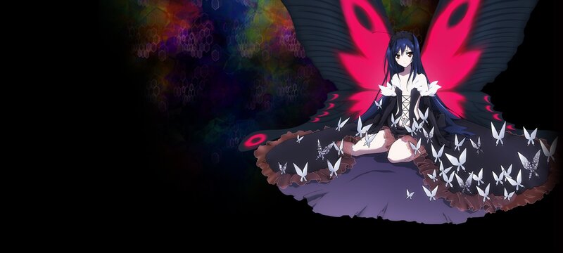 anime girl with butterfly wings