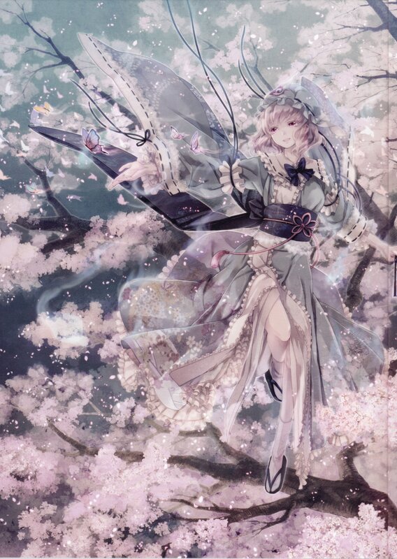 anime girl with butterfly wings