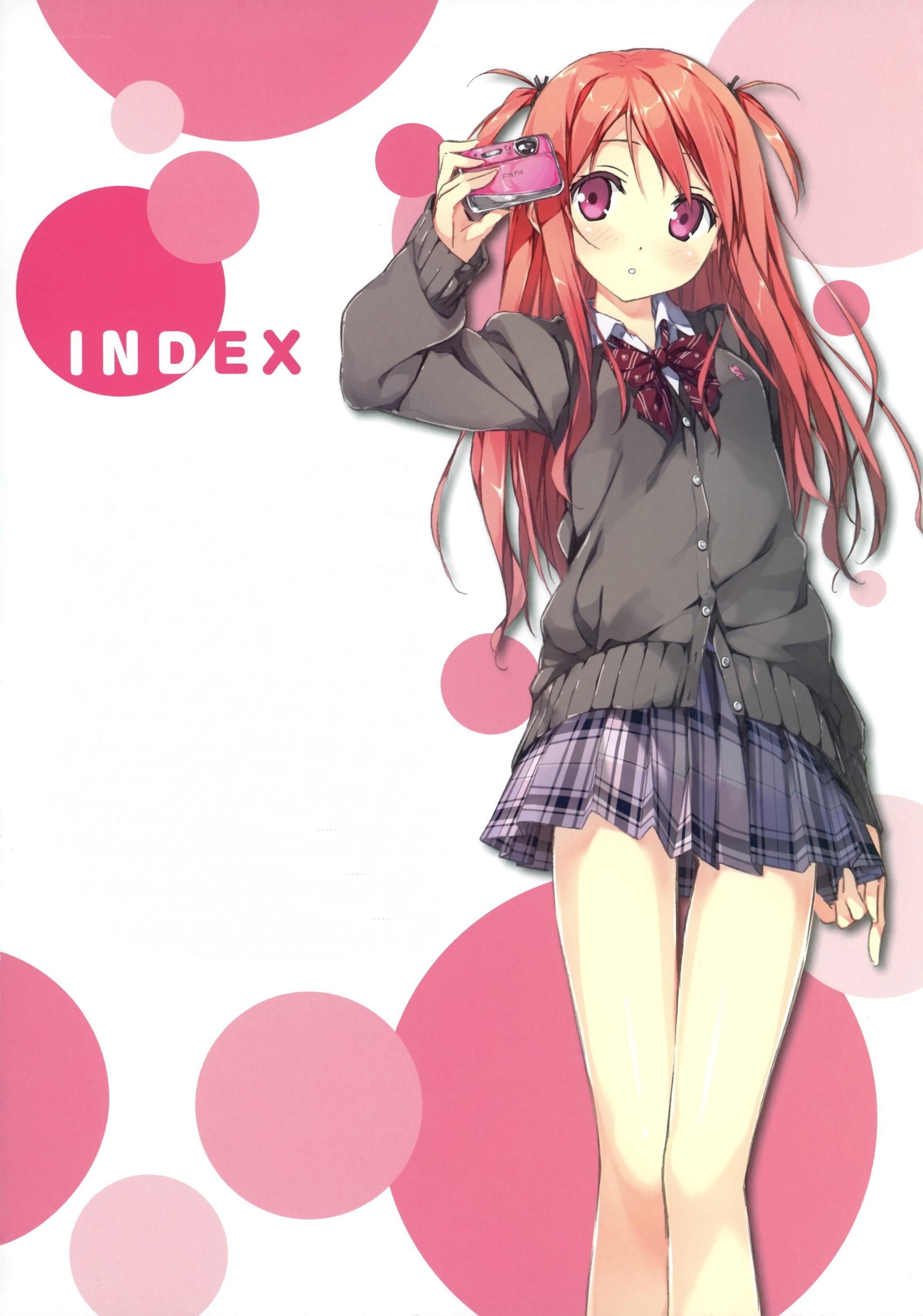 Anime girl with camera