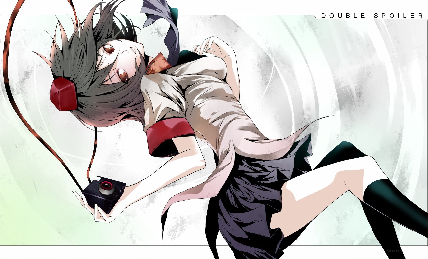 anime girl with camera