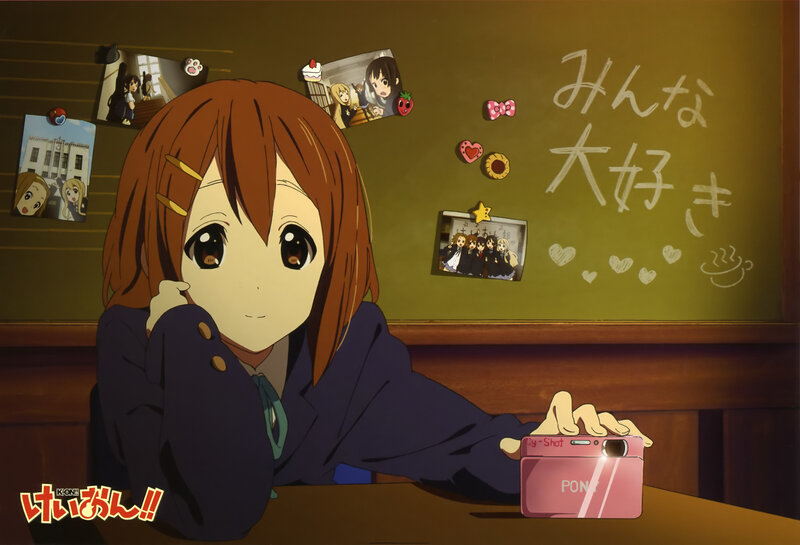 Anime girl with camera