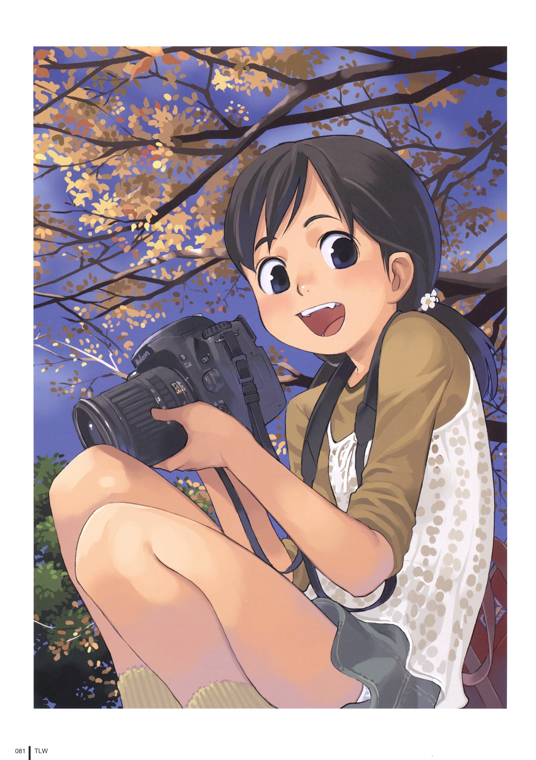 Anime girl with camera