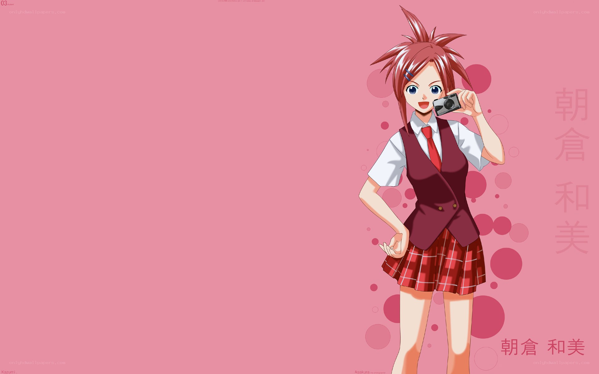 Anime girl with camera