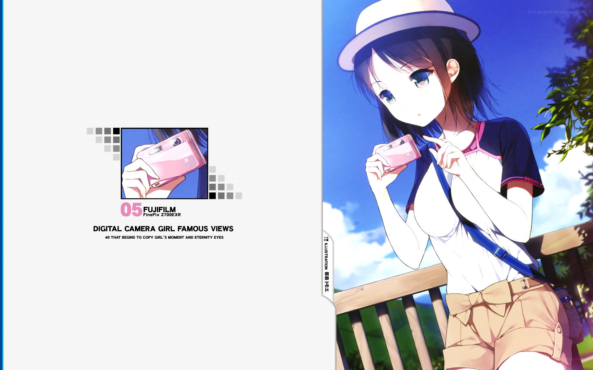 Anime girl with camera