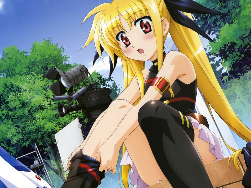 anime girl with camera