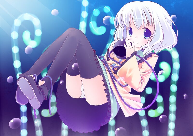 anime girl with camera