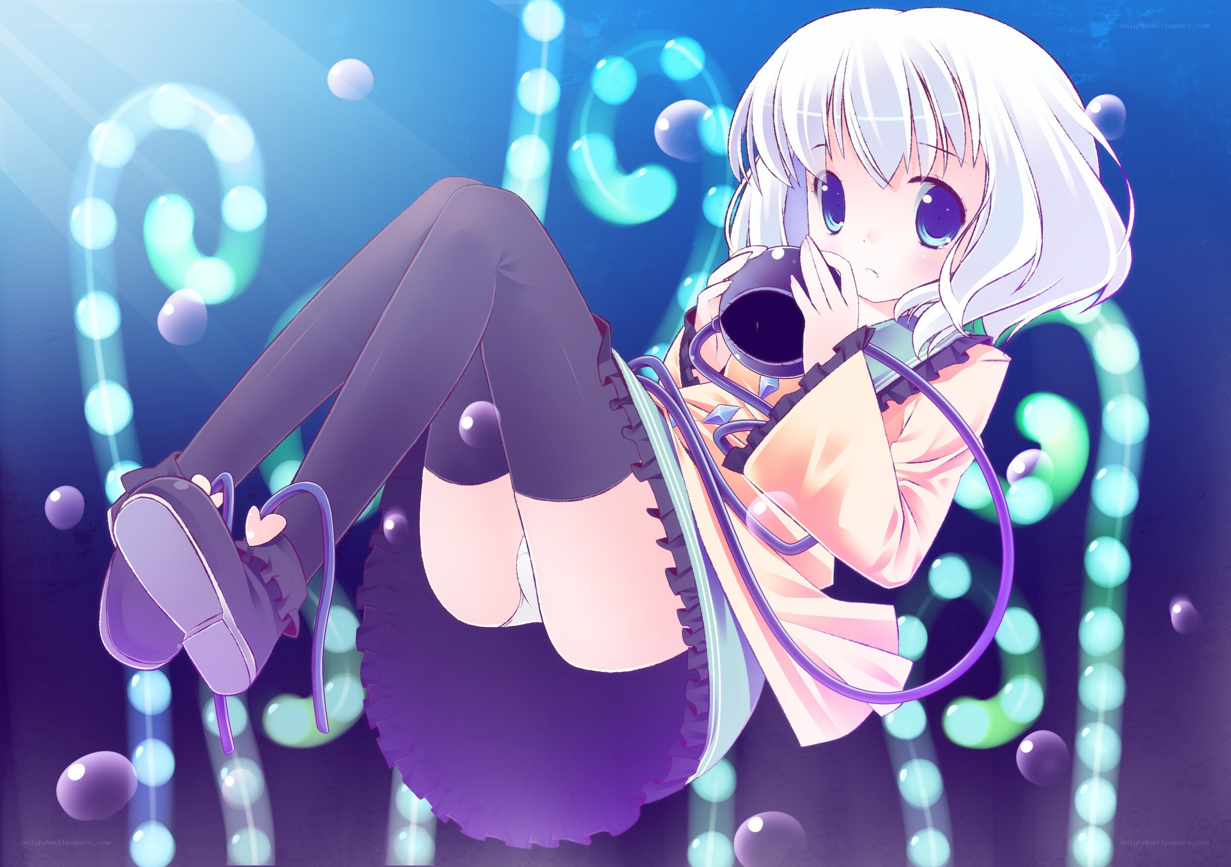 anime girl with camera