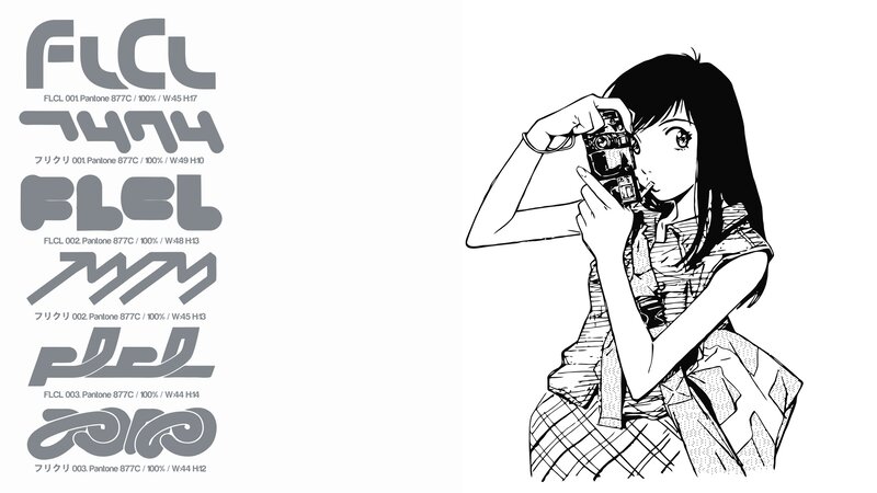 Anime Girl with Camera — Black, Focused