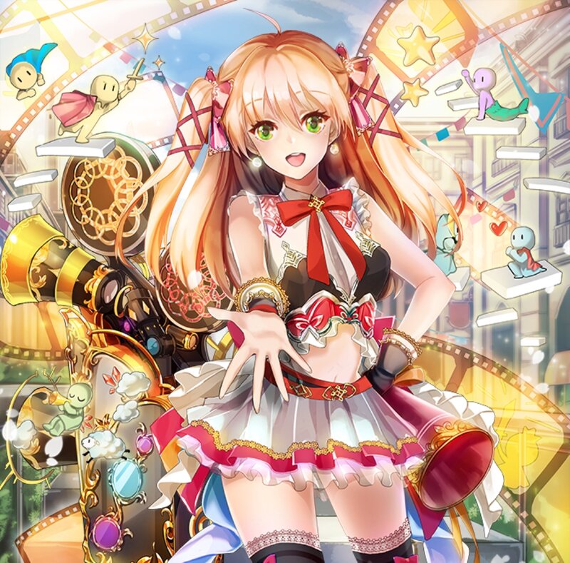Anime Girl with Camera — Pink, Playful