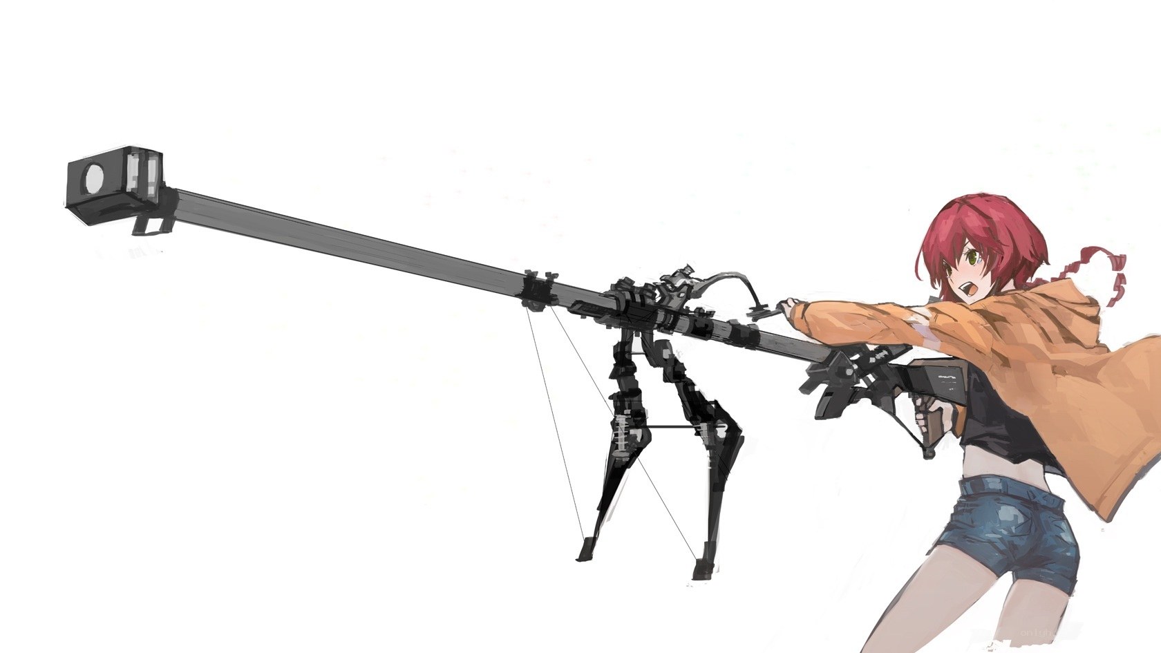 Anime girl with camera rig