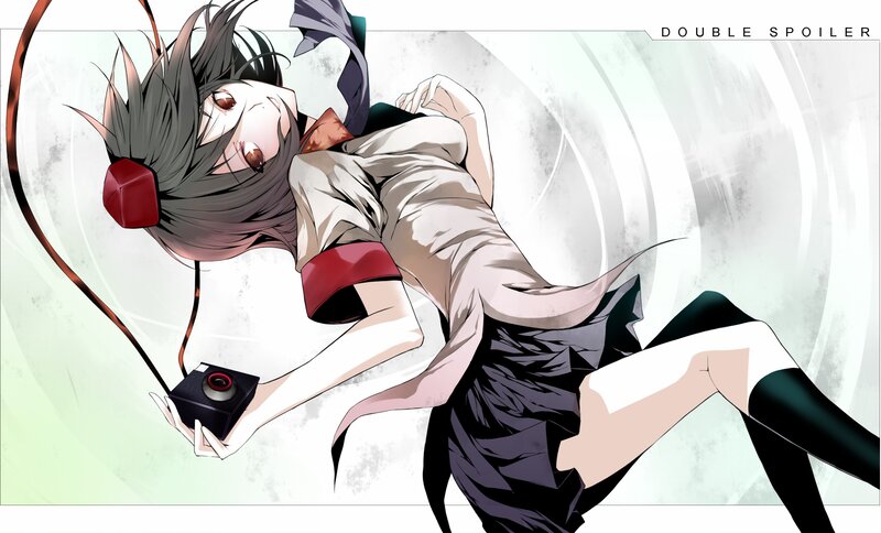 Anime Girl with Camera — White, Dramatic, Digital Art, Headphones