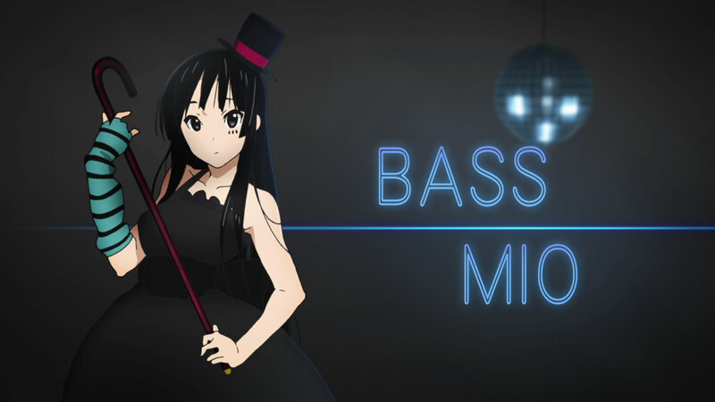 Anime Girl with Cane — Black, Dark