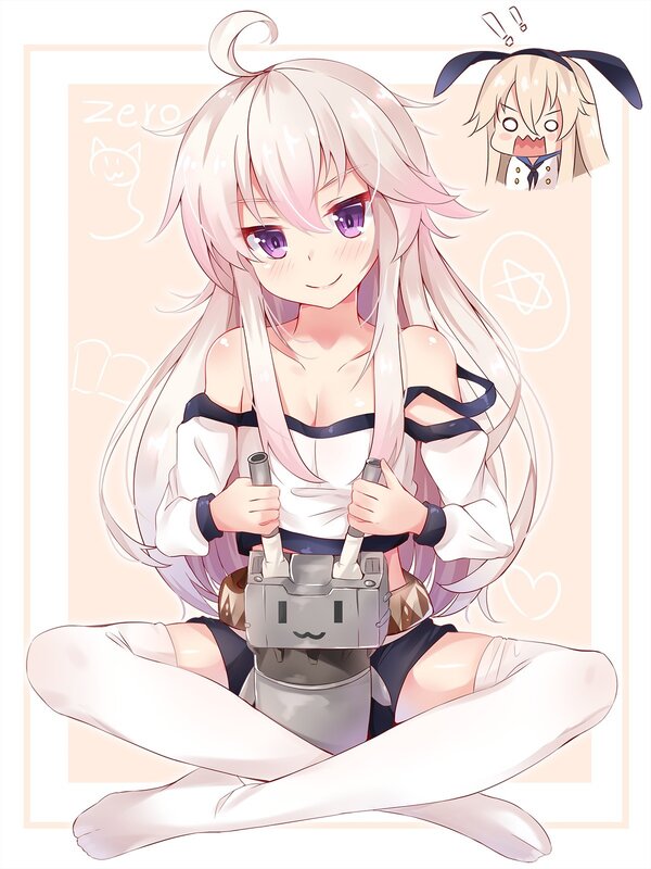 Anime Girl with Cannons — Pink, Playful