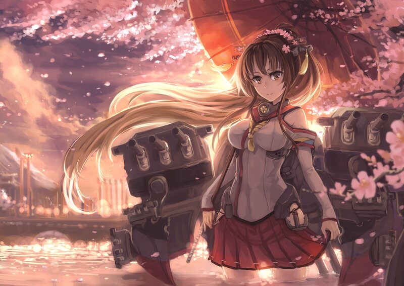 Anime Girl with Cannons — Pink