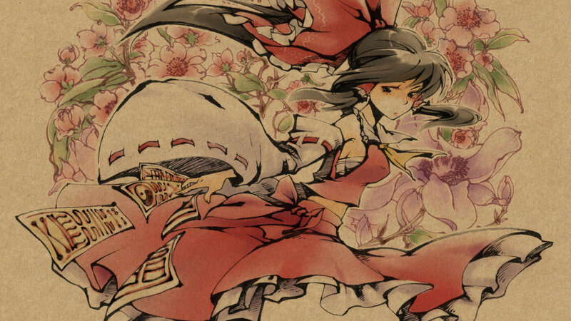 Anime Girl with Cards — Red, Calm