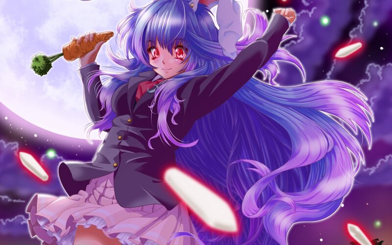anime girl with carrot