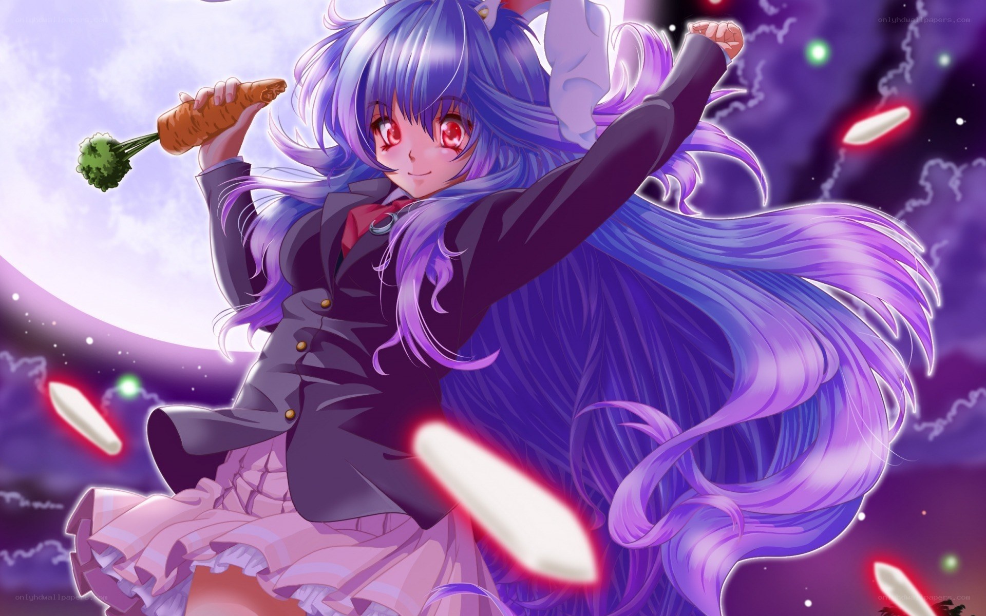 anime girl with carrot