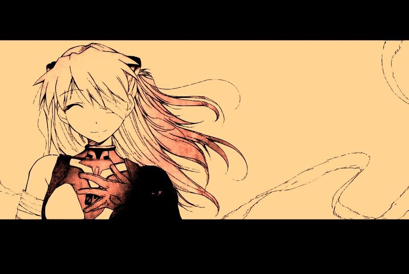 anime girl with cat