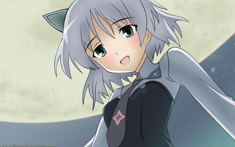 anime girl with cat ears
