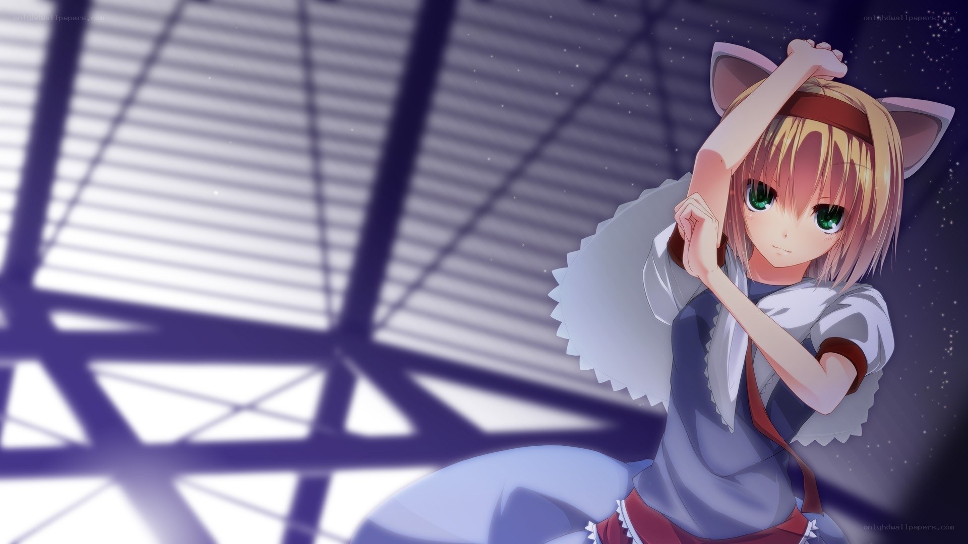 anime girl with cat ears