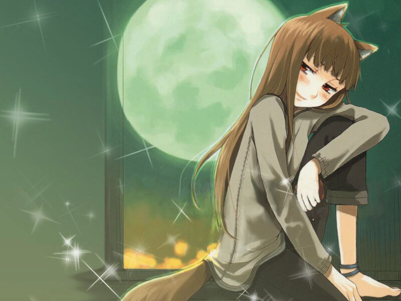 anime girl with cat ears