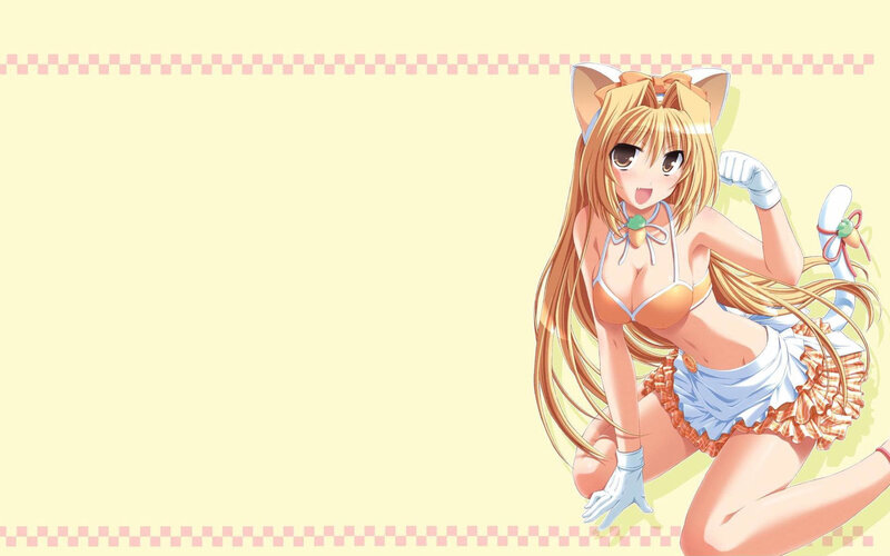 anime girl with cat ears
