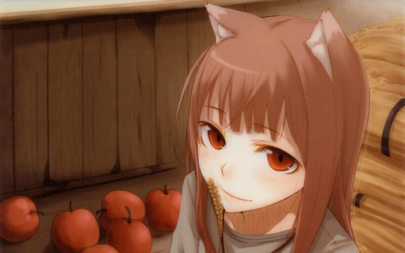 anime girl with cat ears