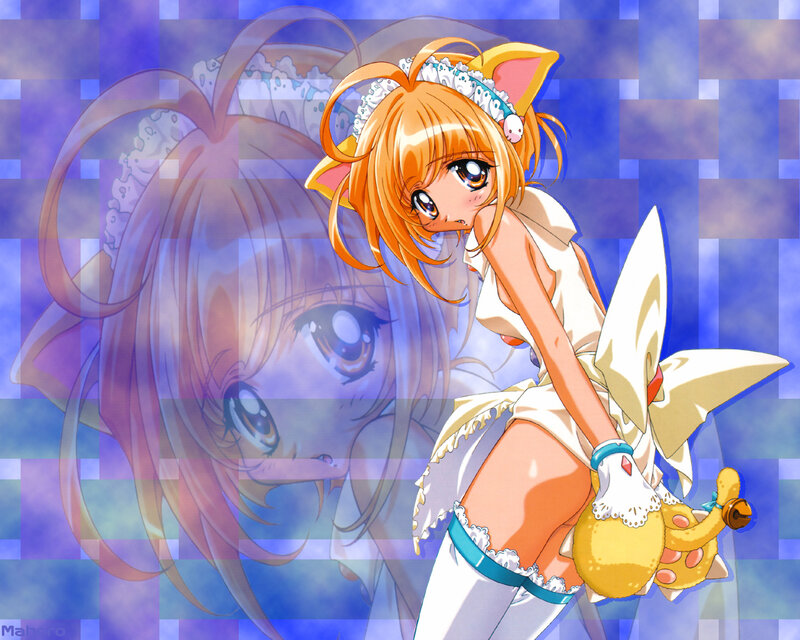 anime girl with cat ears