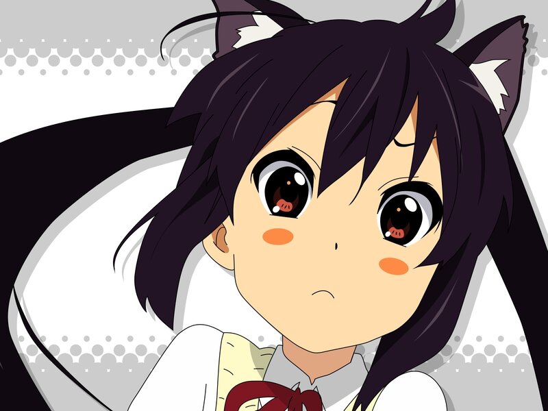 anime girl with cat ears