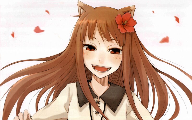 anime girl with cat ears