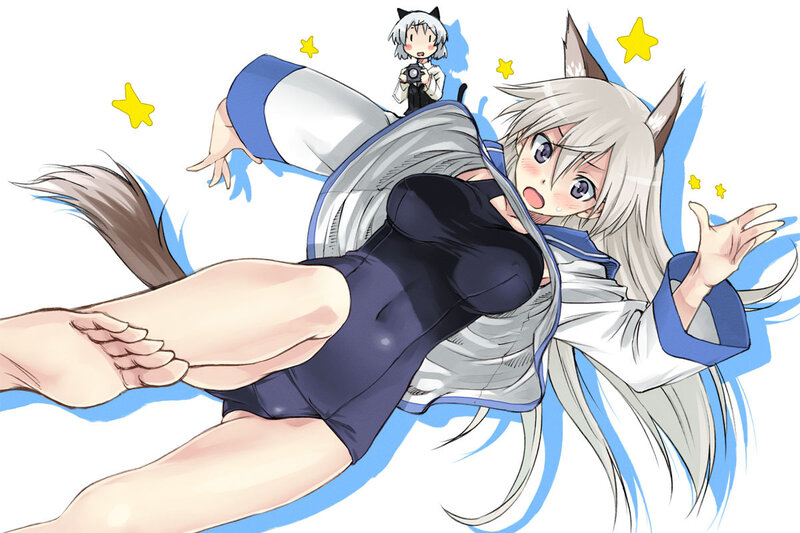 anime girl with cat ears