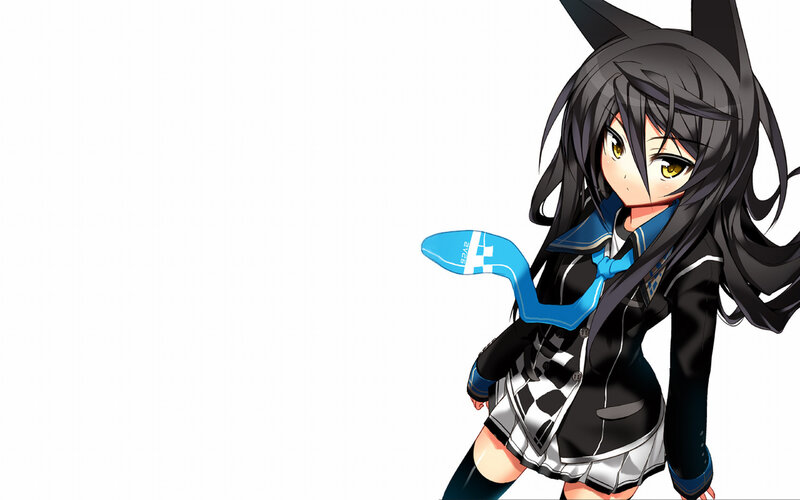 anime girl with cat ears