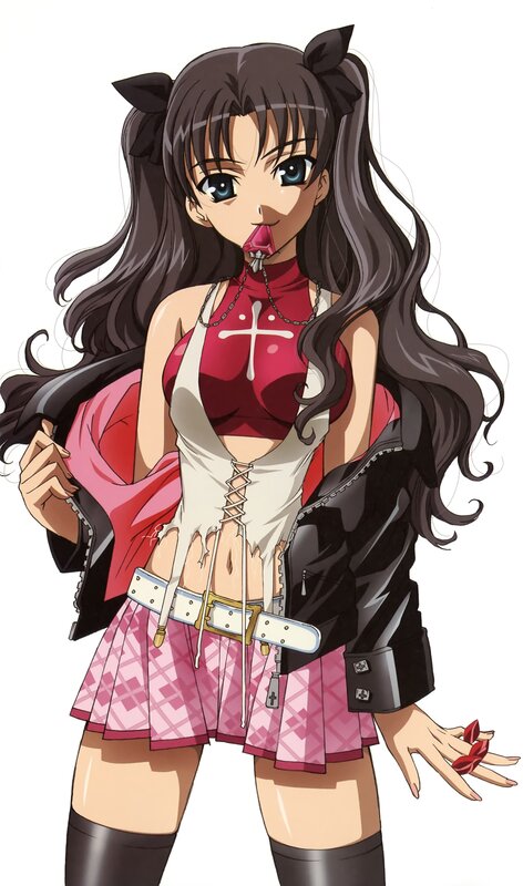 anime girl with cat ears