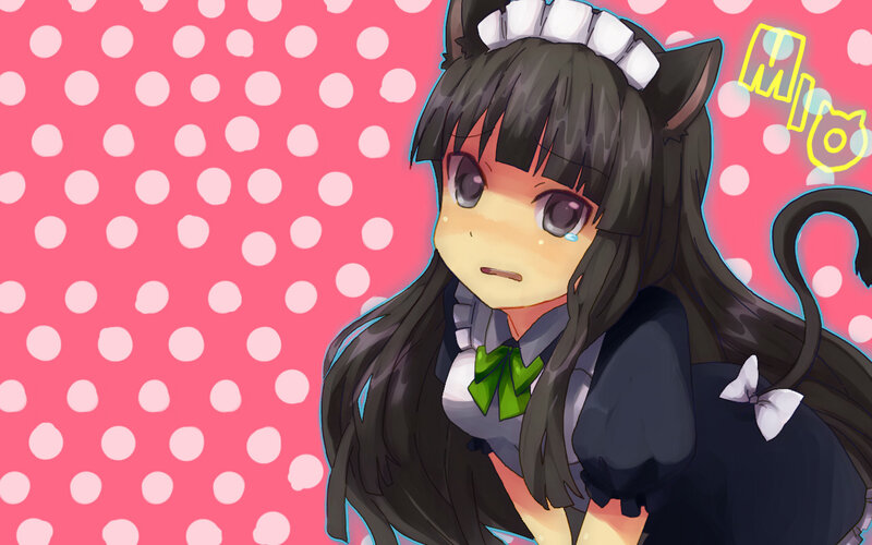 anime girl with cat ears