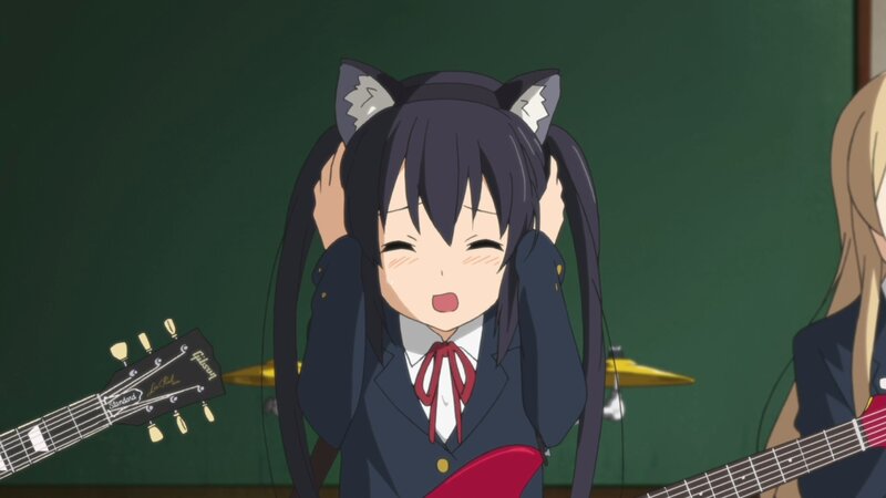 anime girl with cat ears