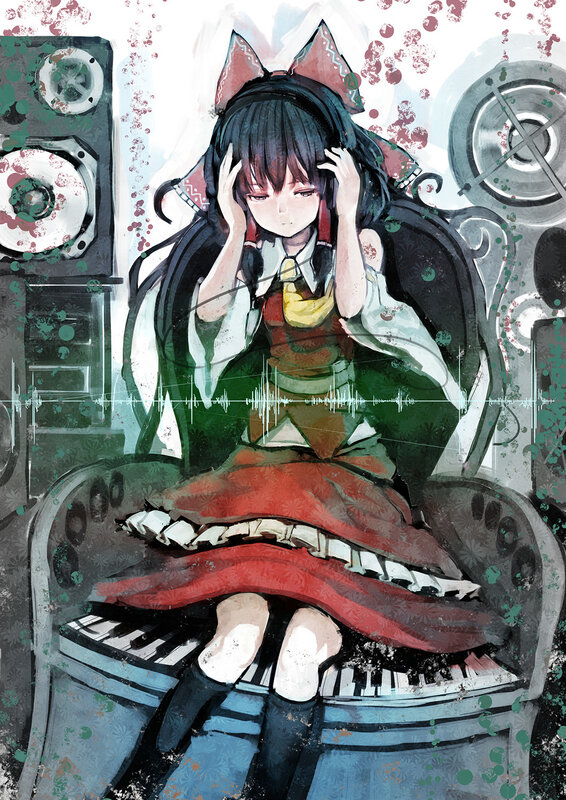 anime girl with cat ears