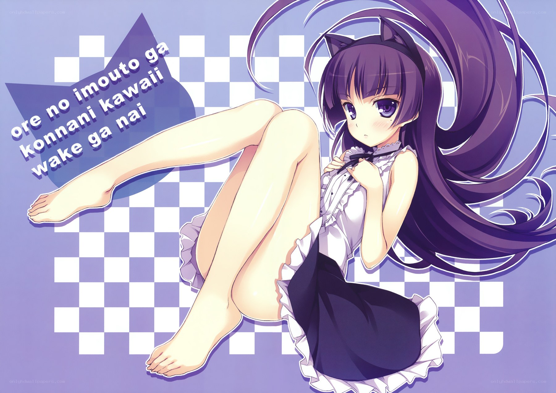 anime girl with cat ears
