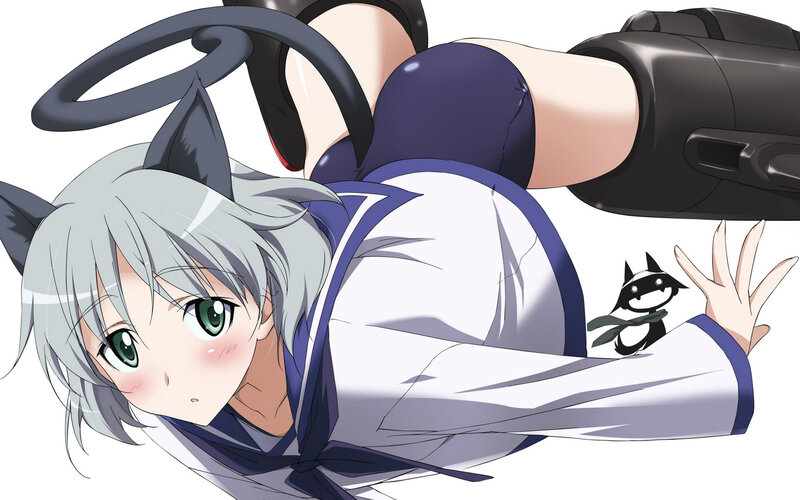 anime girl with cat ears