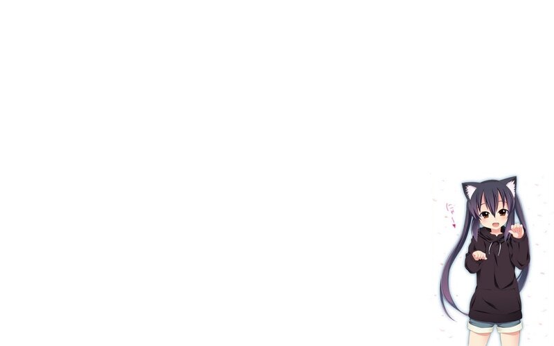 anime girl with cat ears