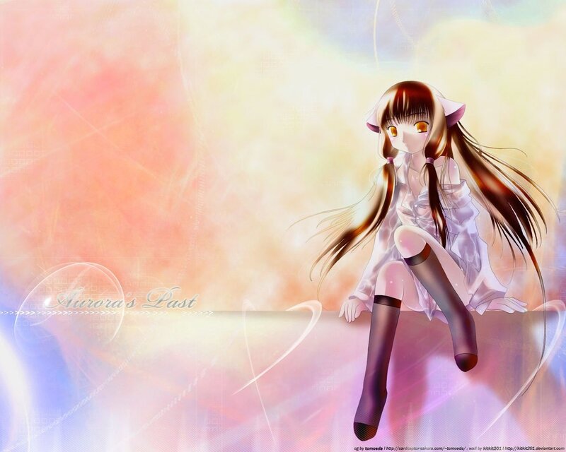 Anime girl with cat ears