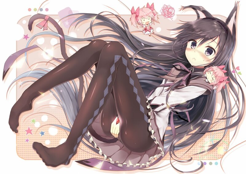 anime girl with cat ears