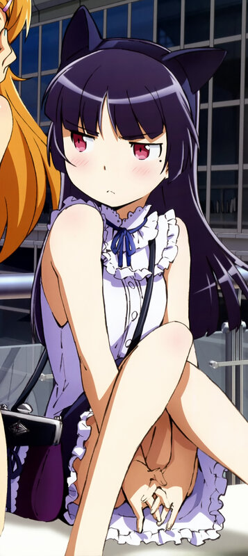 anime girl with cat ears