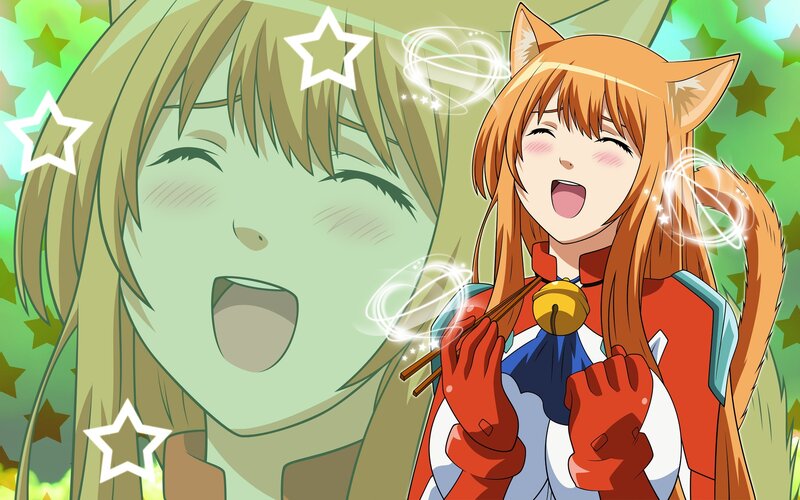 anime girl with cat ears