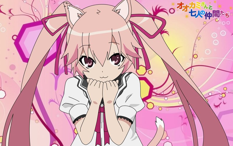 anime girl with cat ears