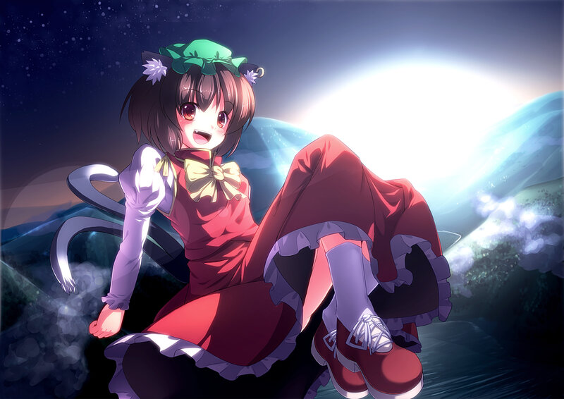 anime girl with cat ears